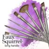 Faux Squirrel Long Handle