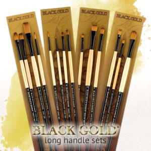 Andrew Mack Wizard Black Widow Scroll Striper Brush Series WBW Size 2 